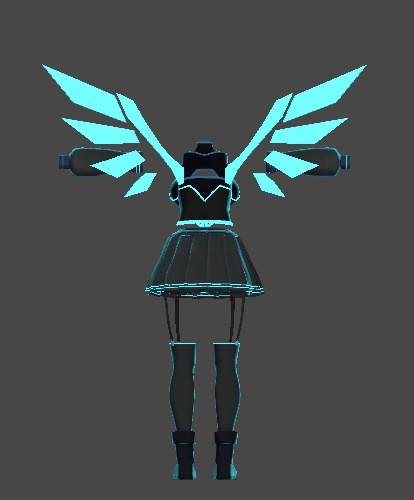 【無料】ティコ・ポプリ用衣装 「Digital Seraph」