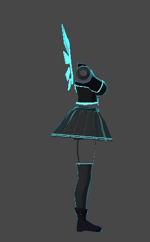 【無料】ティコ・ポプリ用衣装 「Digital Seraph」