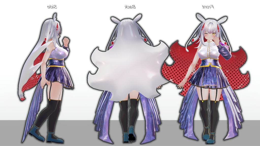 【無料】ティコ・ポプリ用衣装 「星詠の聖華」