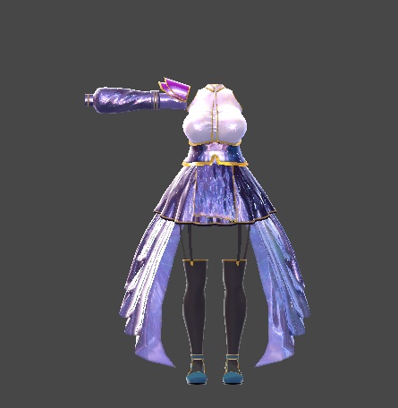 【無料】ティコ・ポプリ用衣装 「星詠の聖華」