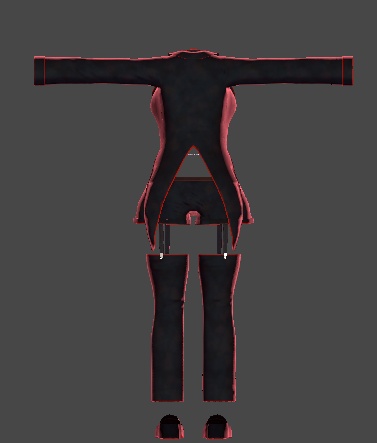 【無料】ティコ・ポプリ用衣装 「Crimson Tux」
