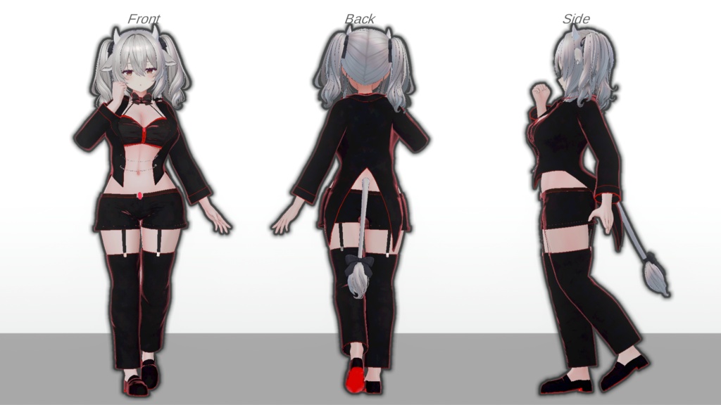 ミルティナ・伊奈波かや・御咲ライネ対応 「Crimson Tux」