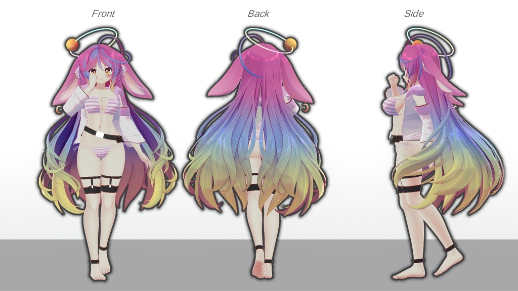 ミルティナ・伊奈波かや・御咲ライネ対応 眼帯ビキニ