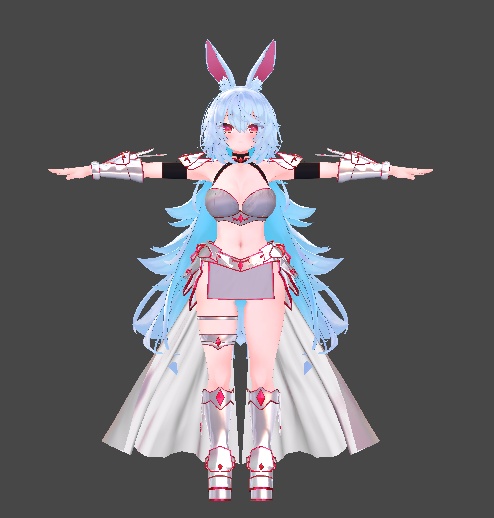 【無料】ティコ・ポプリ用衣装 「Luminous Valkyrie」