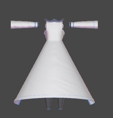 【無料】ティコ・ポプリ用衣装 「White Observer」