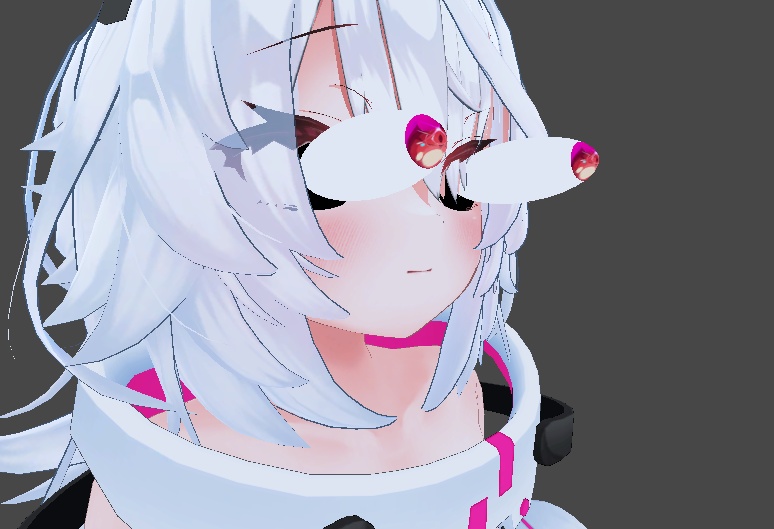 【VRChat 4アバター対応】飛び出す目玉ギミック【Moduler Avatar対応】