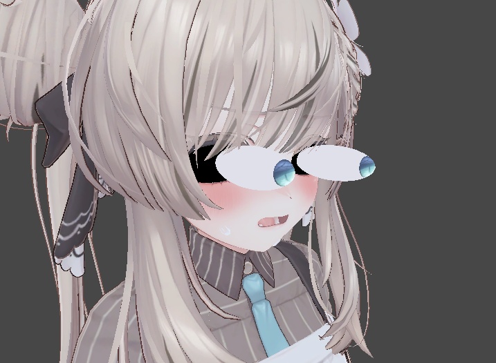 【VRChat 4アバター対応】飛び出す目玉ギミック【Moduler Avatar対応】