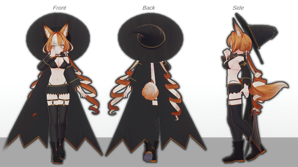 ミルティナ・伊奈波かや・御咲ライネ対応 「Moonlit Witch」