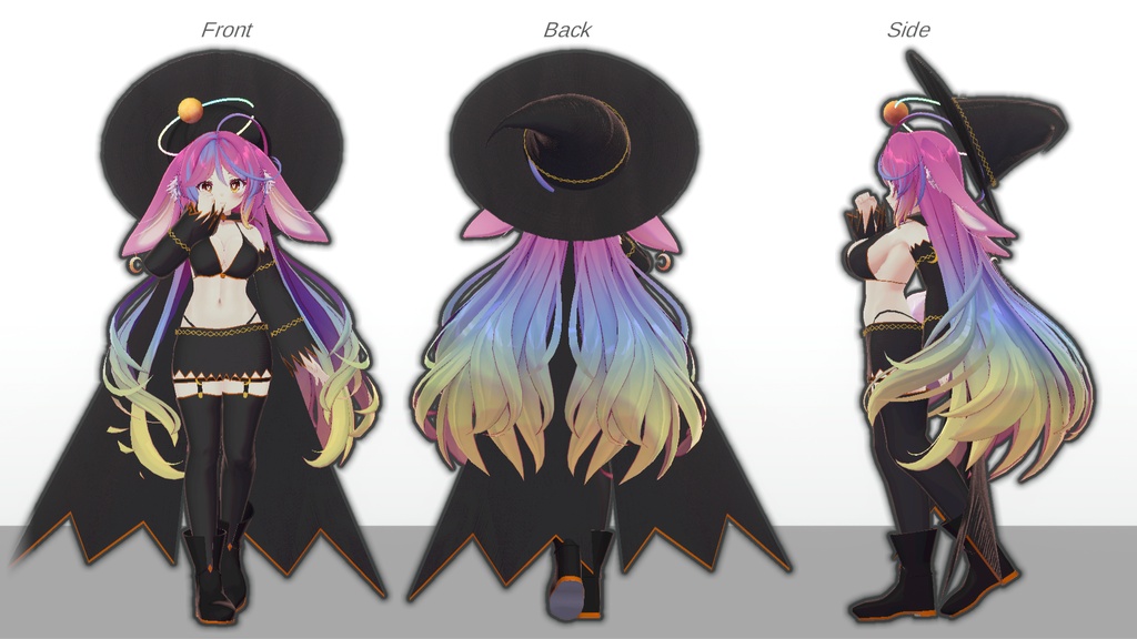 ミルティナ・伊奈波かや・御咲ライネ対応 「Moonlit Witch」