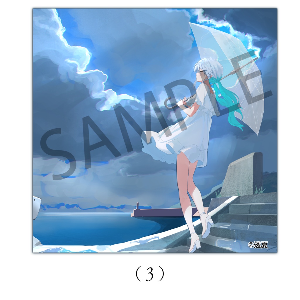 歌ってみたイラストステッカー