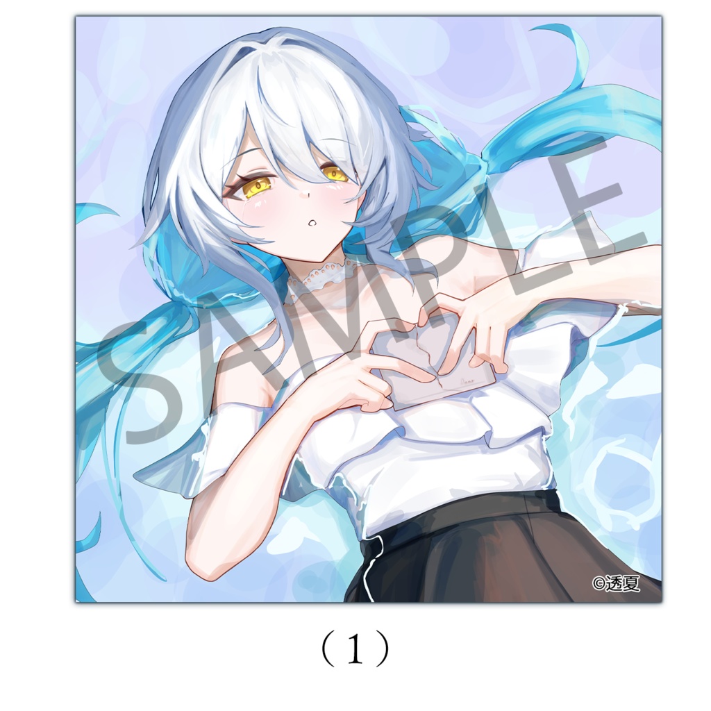 歌ってみたイラストステッカー