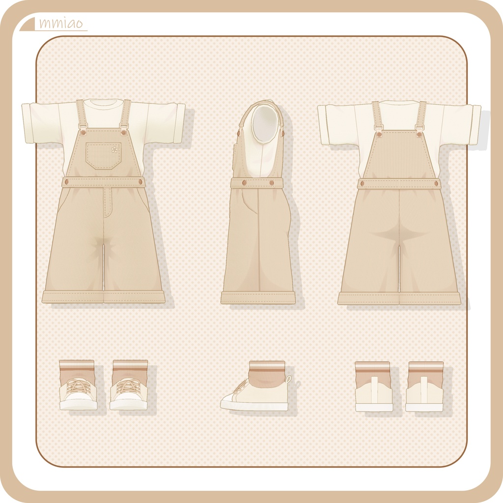 ふわふわサロペットセット【キプフェル対応】