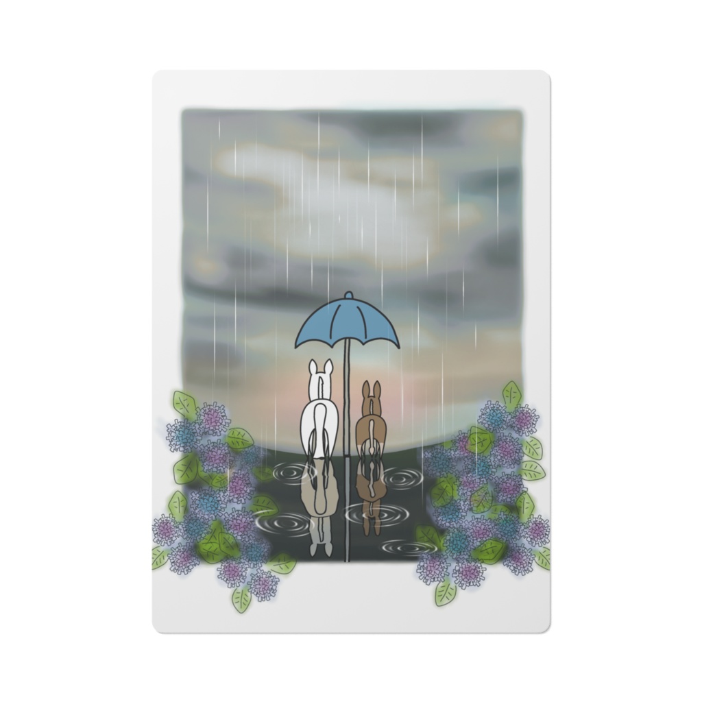 雨やどり　下敷き