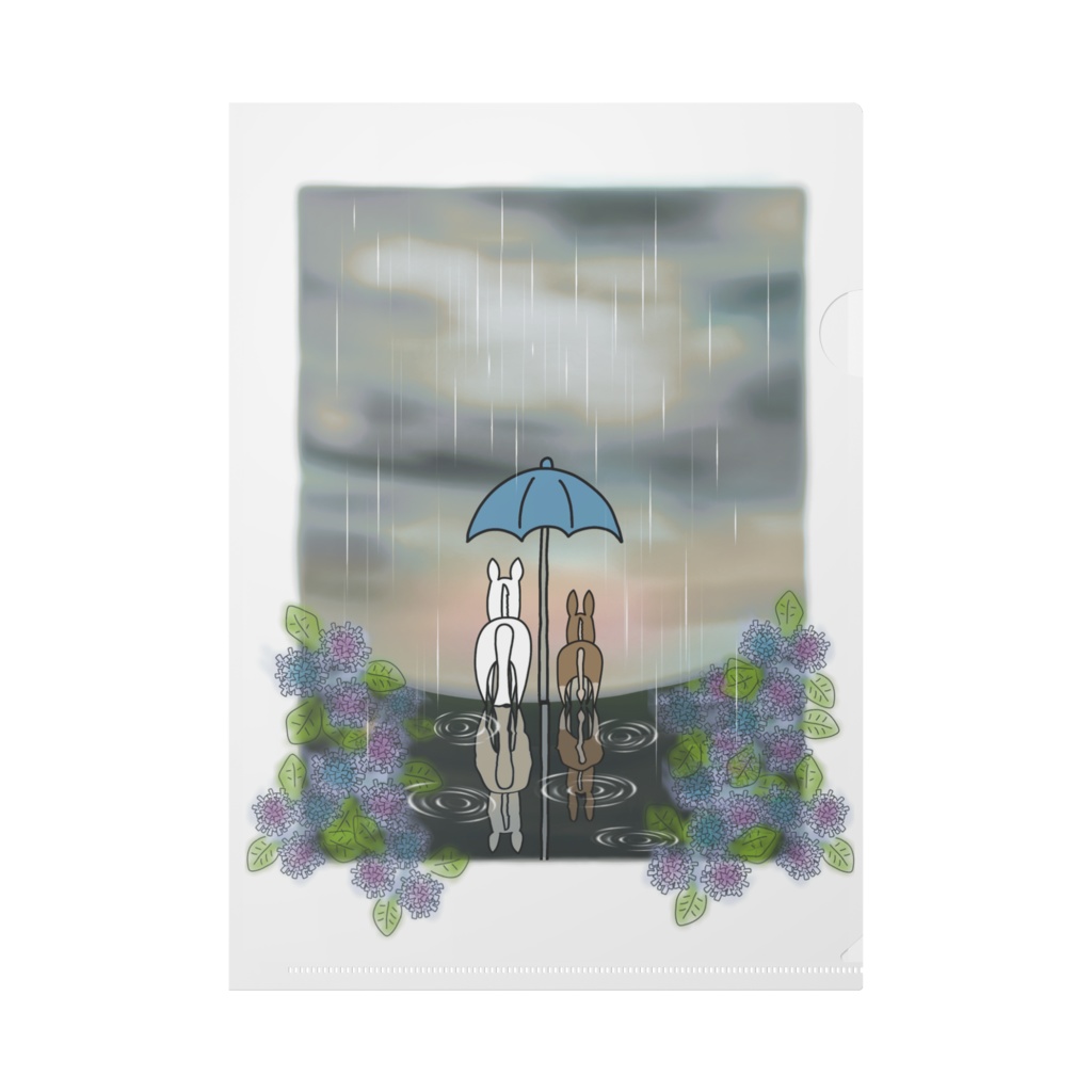 雨やどりクリアファイル