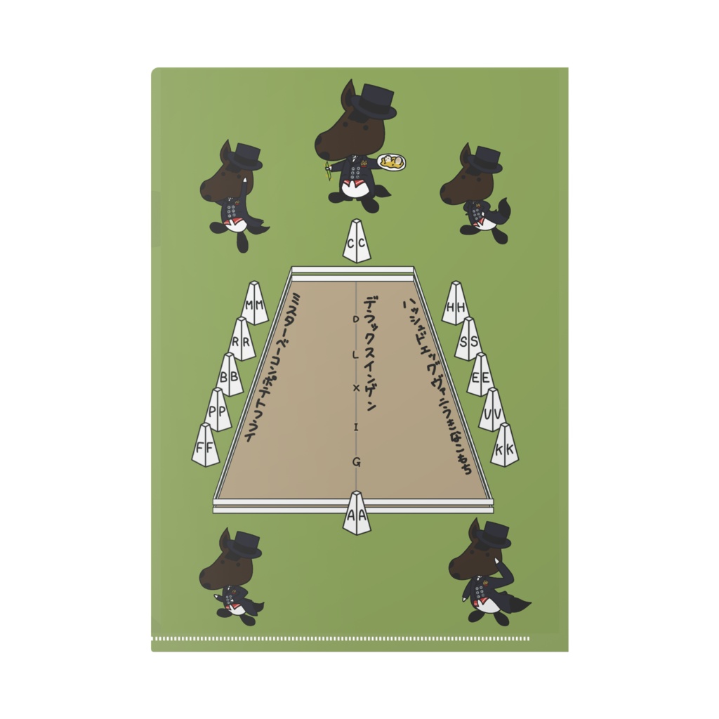 ミスターベーコンポテトフライのクリアファイル