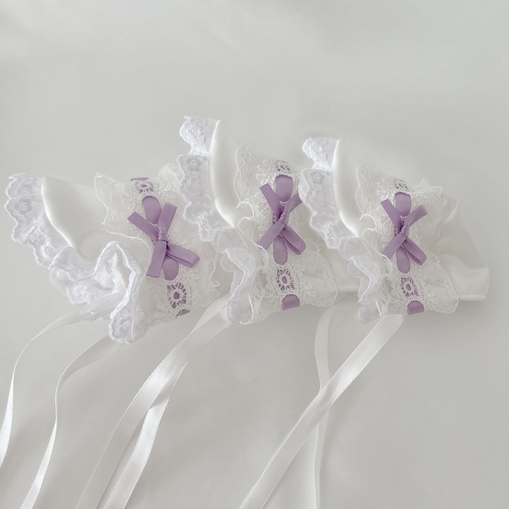 White Baby bonnet