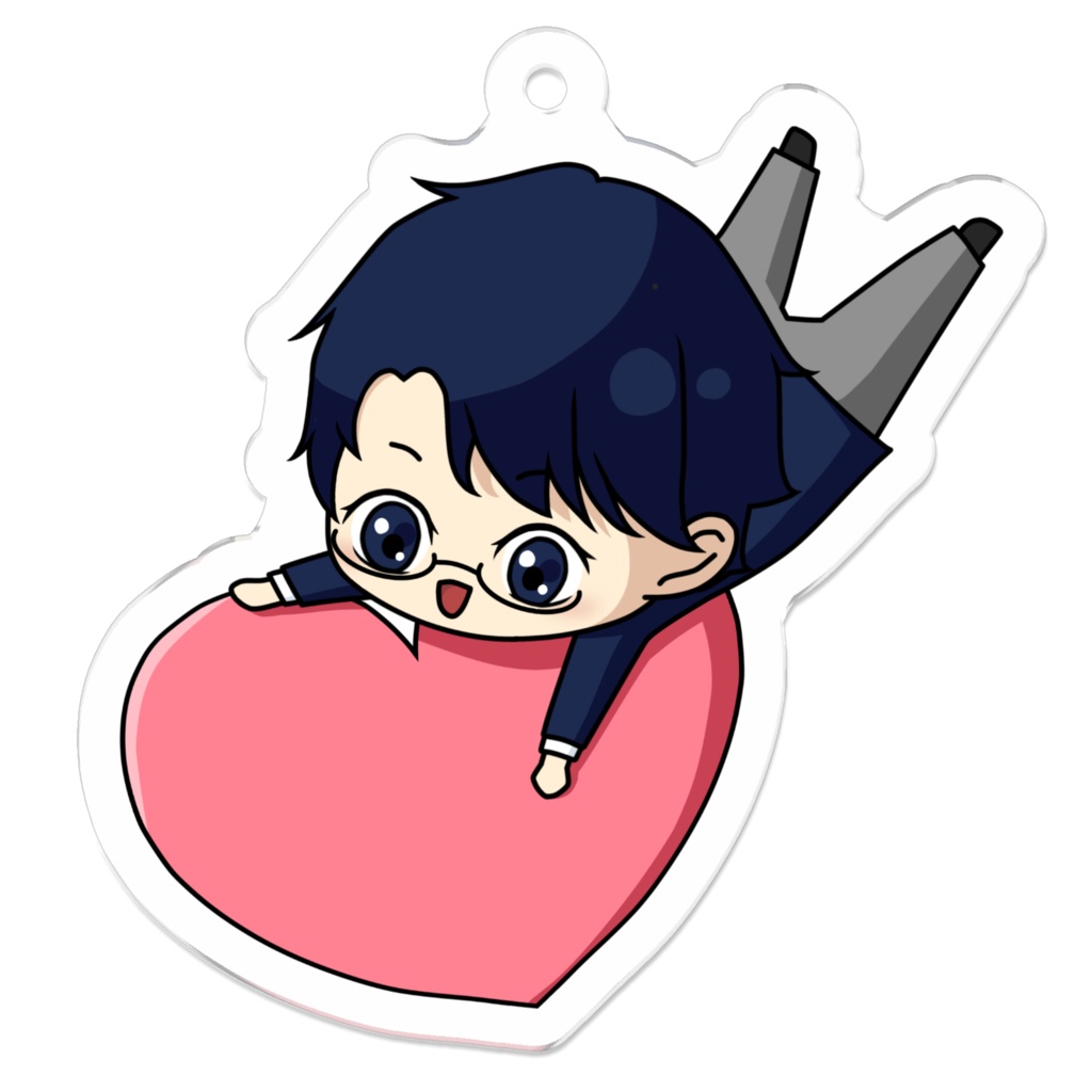 アクリルキーホルダー typeB ピンク