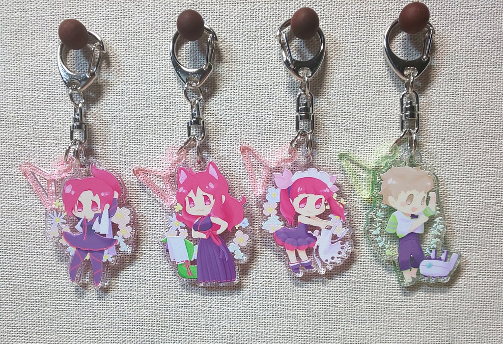 【身支度クサ】ケムリクサアクリルキーホルダー