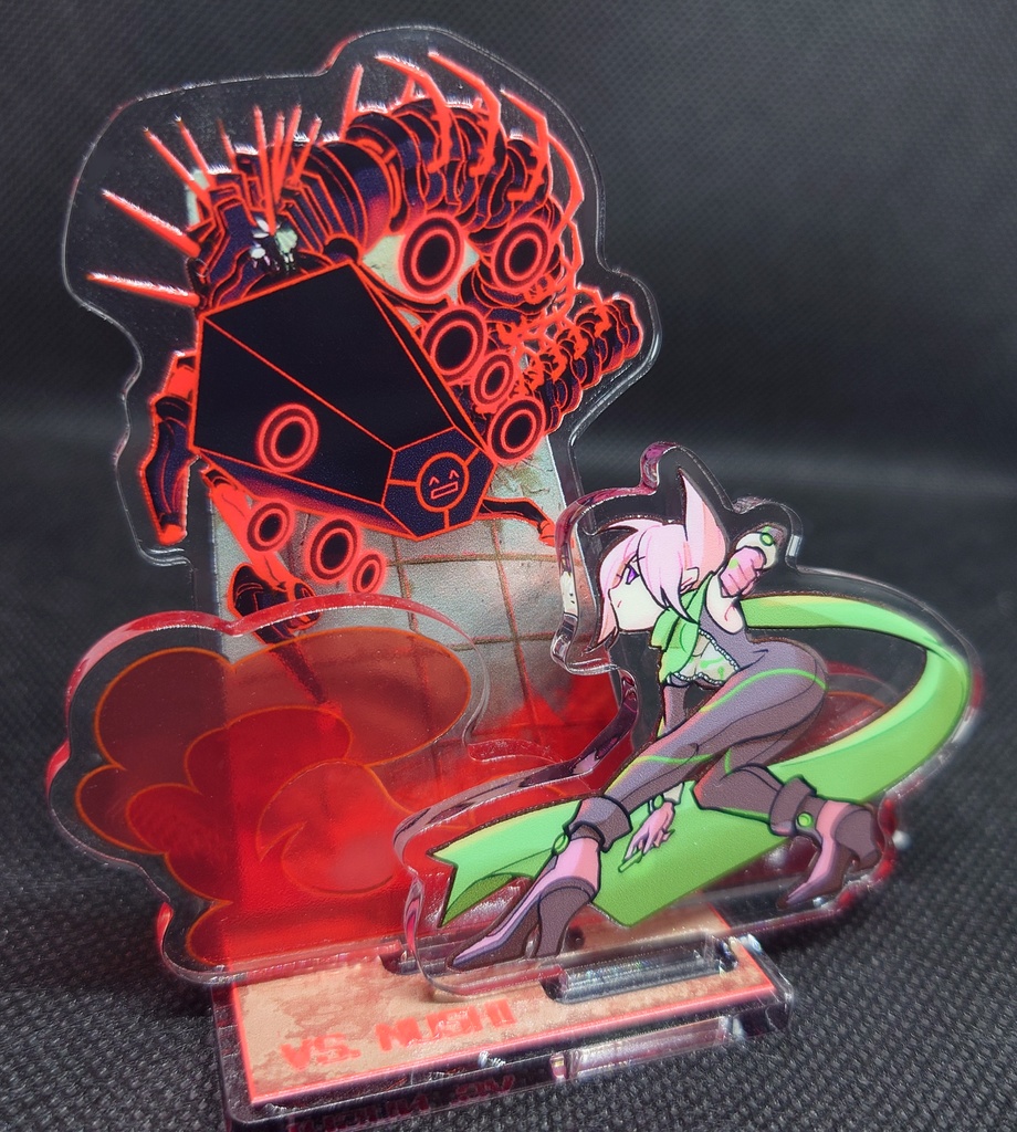 ヌシ戦リバーシブルアクリルジオラマ