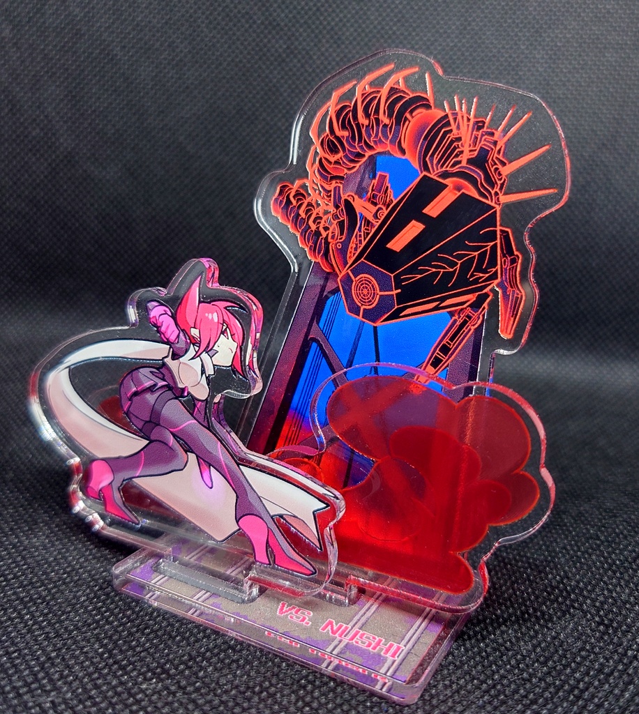 ヌシ戦リバーシブルアクリルジオラマ