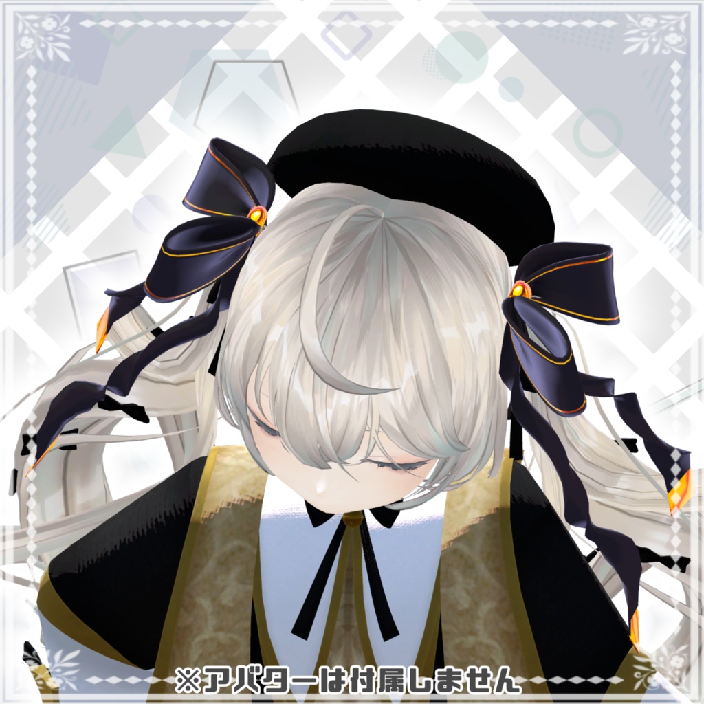 【無料】リボンタイ《RibbonTie-100》【フォロワー100人記念】