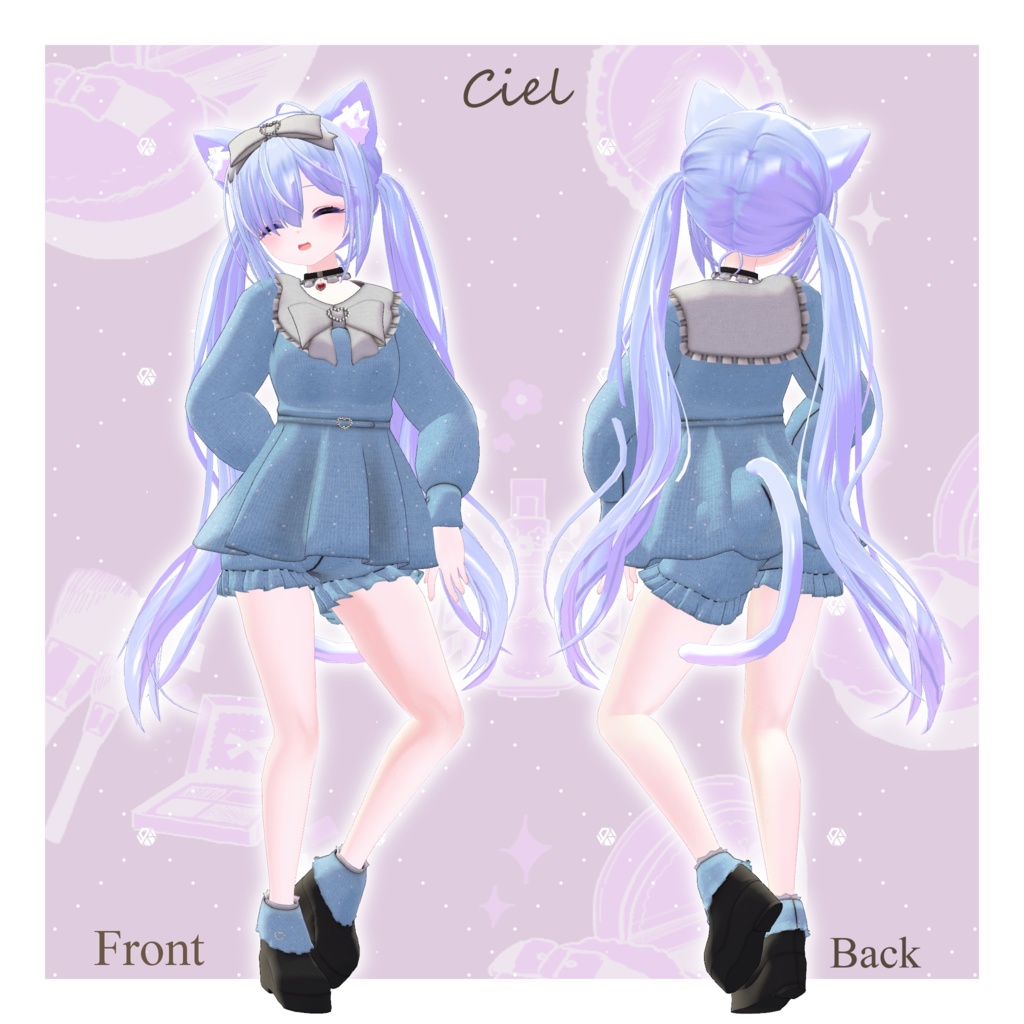 【6アバター対応】lovely-dovely【VRChat想定】