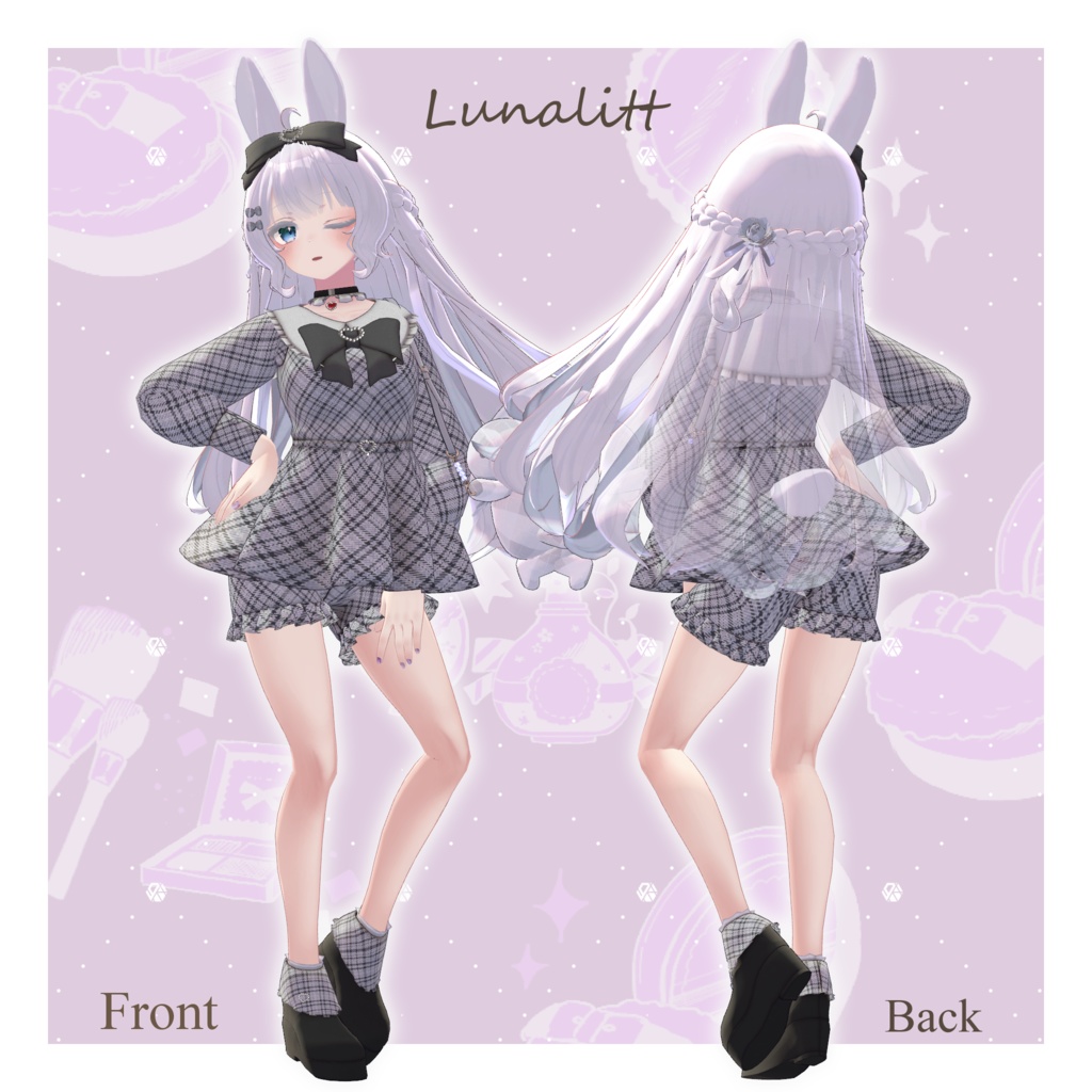 【6アバター対応】lovely-dovely【VRChat想定】