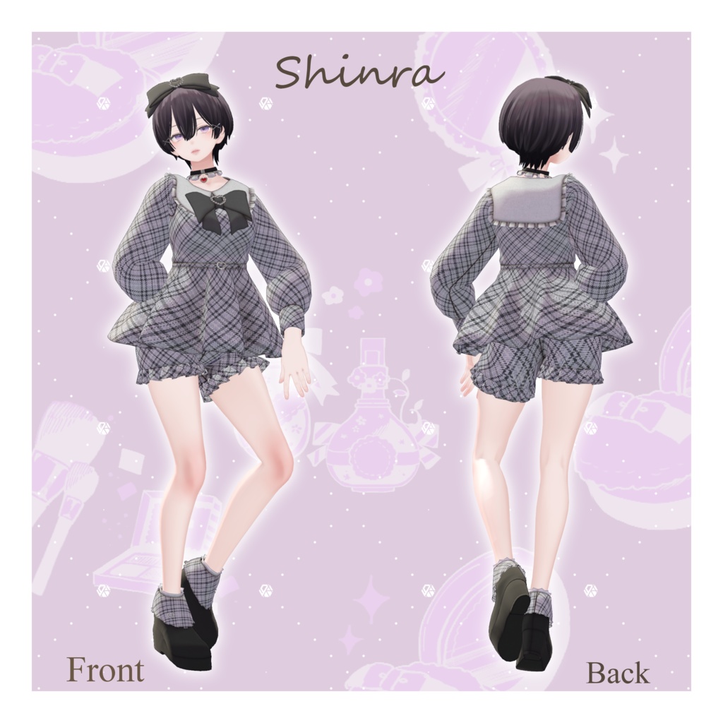 【6アバター対応】lovely-dovely【VRChat想定】