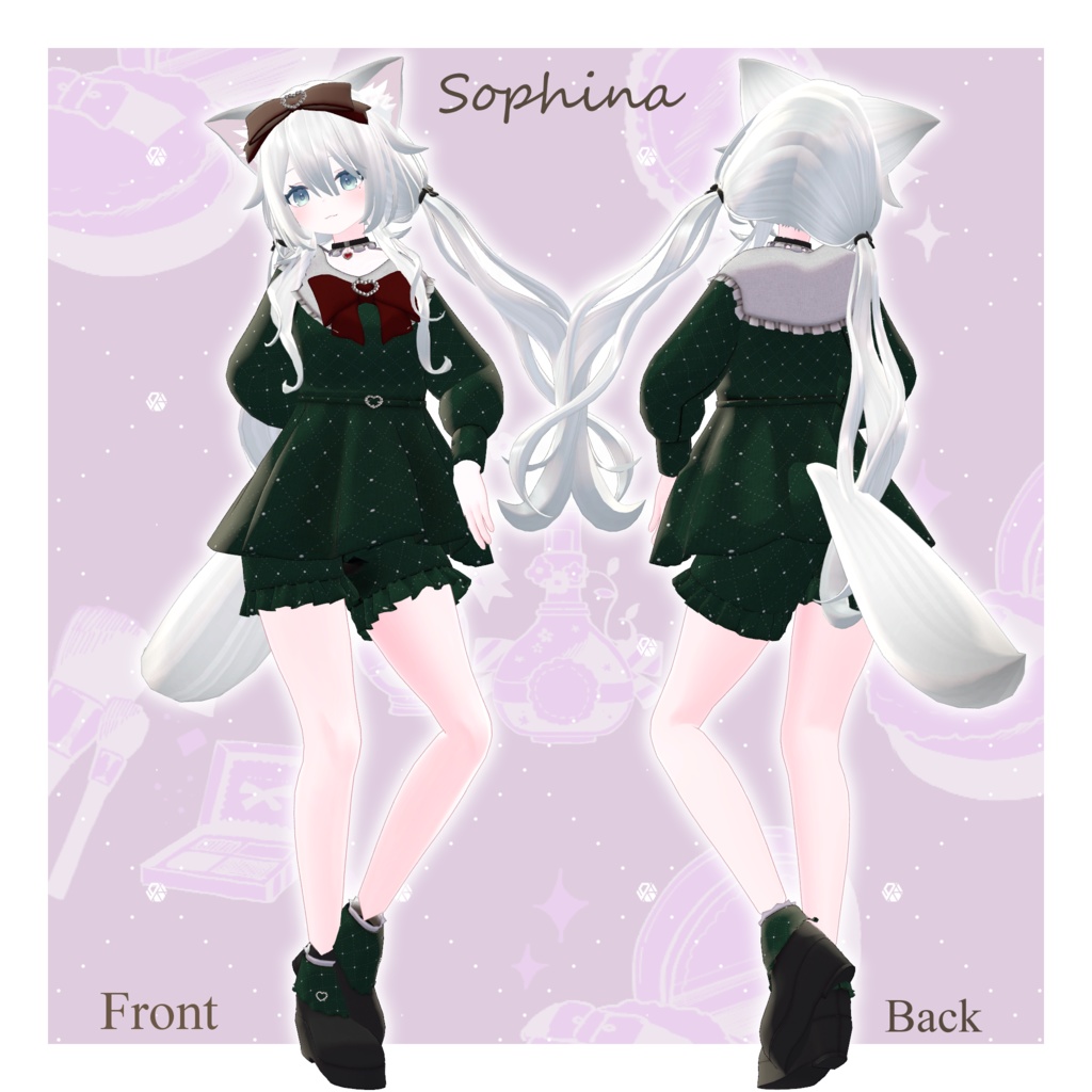 【6アバター対応】lovely-dovely【VRChat想定】