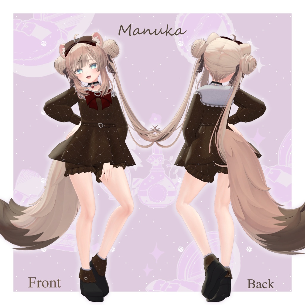 【6アバター対応】lovely-dovely【VRChat想定】