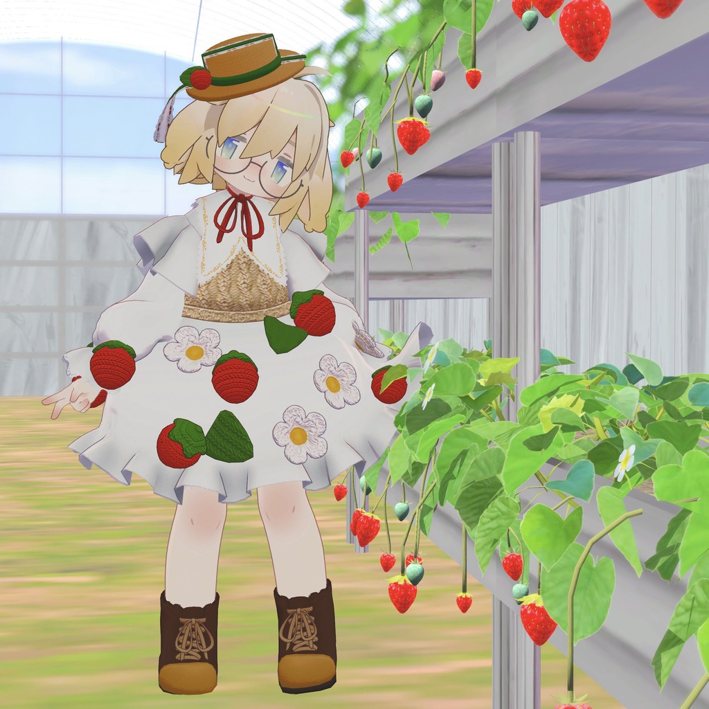 【ギミック付き】Fragaria×ananassa【まめひなた・うささき】