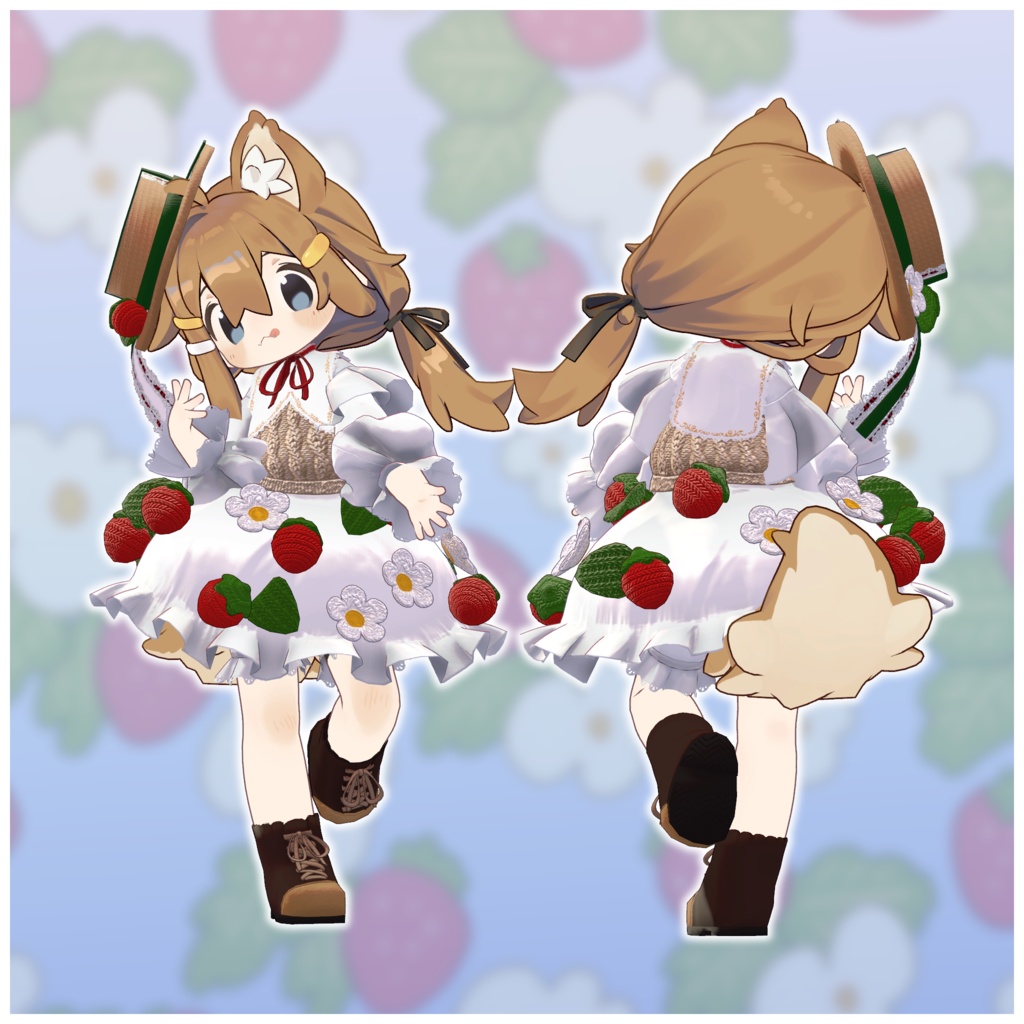 【ギミック付き】Fragaria×ananassa【まめひなた・うささき】