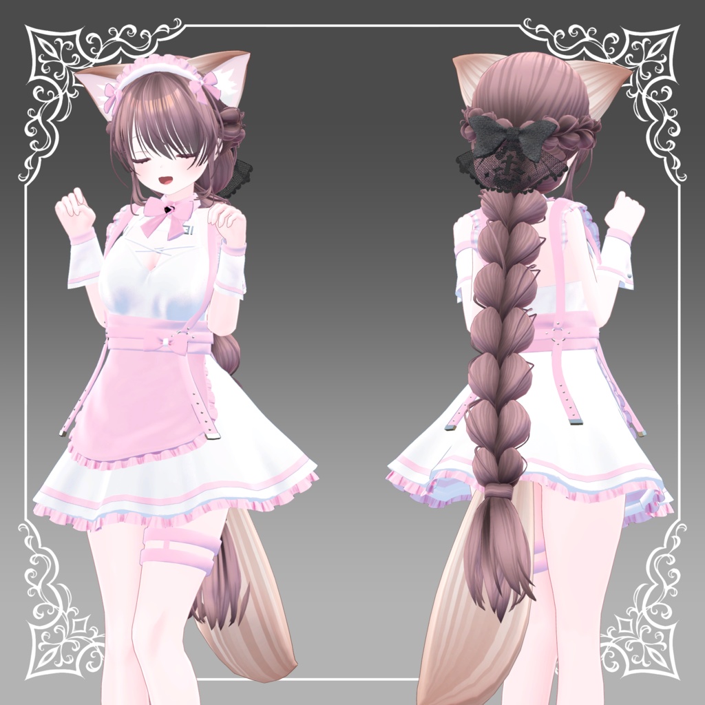 【8アバター対応】I See You Hair【VRChat想定】