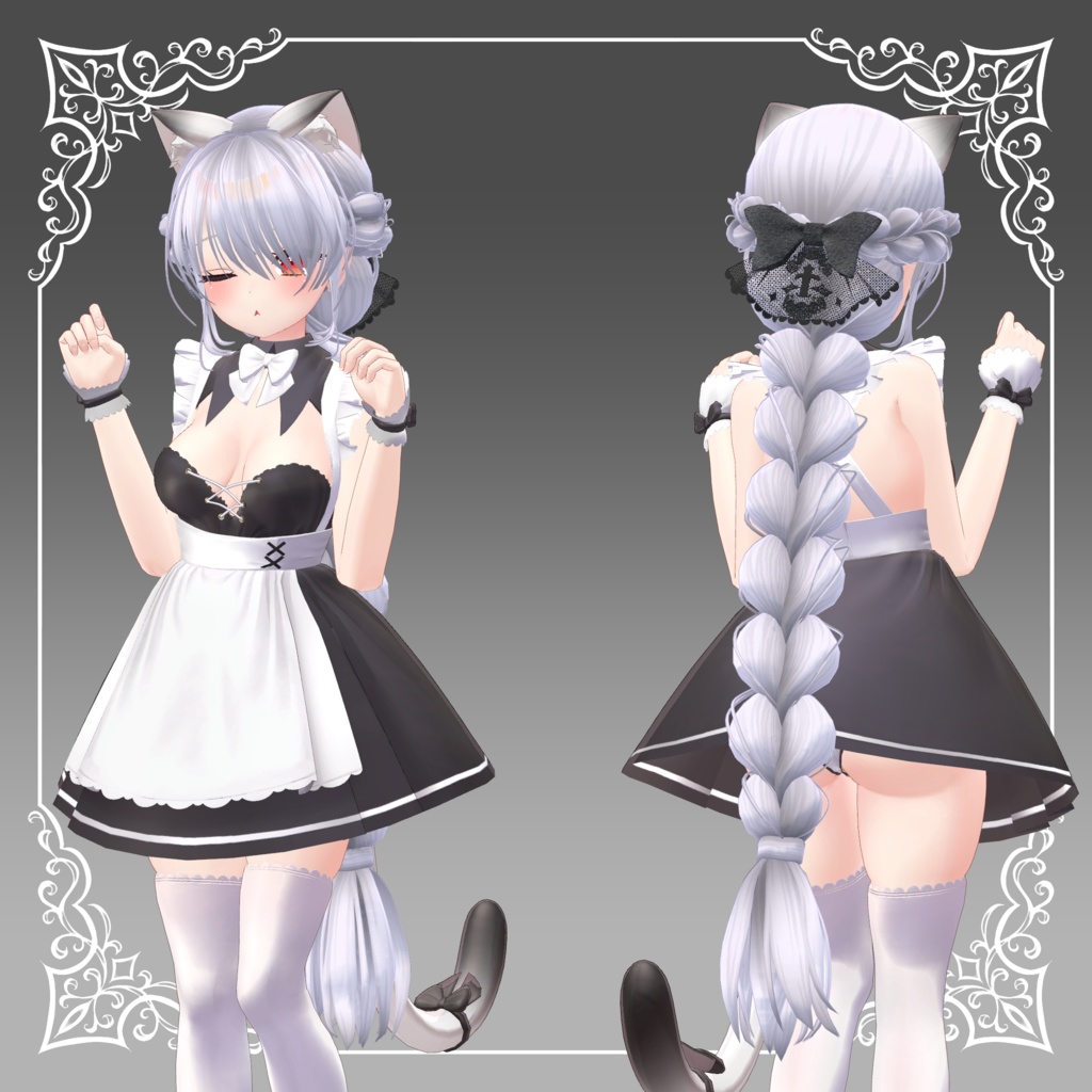 【8アバター対応】I See You Hair【VRChat想定】