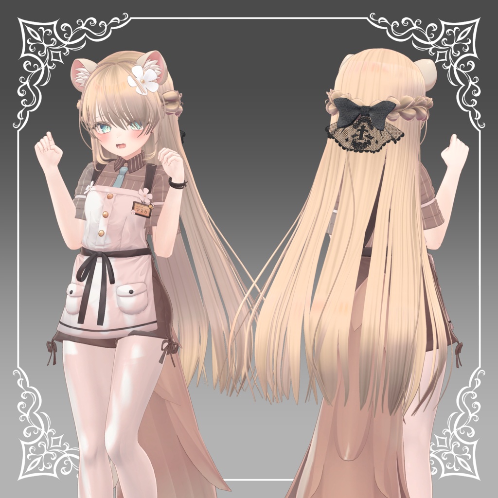 【8アバター対応】I See You Hair【VRChat想定】
