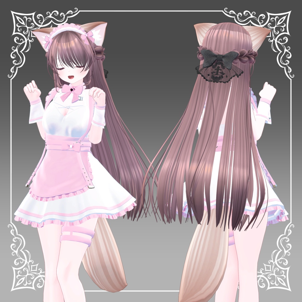 【8アバター対応】I See You Hair【VRChat想定】