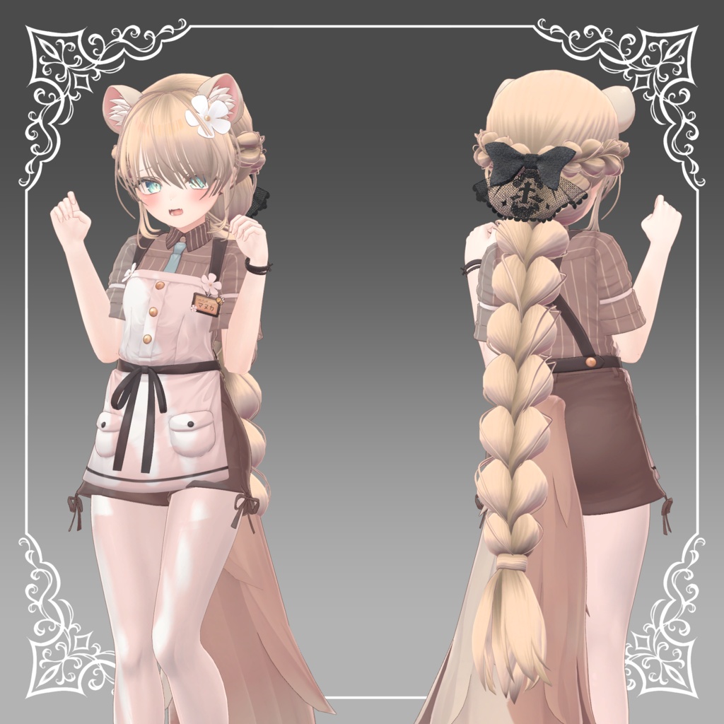 【8アバター対応】I See You Hair【VRChat想定】