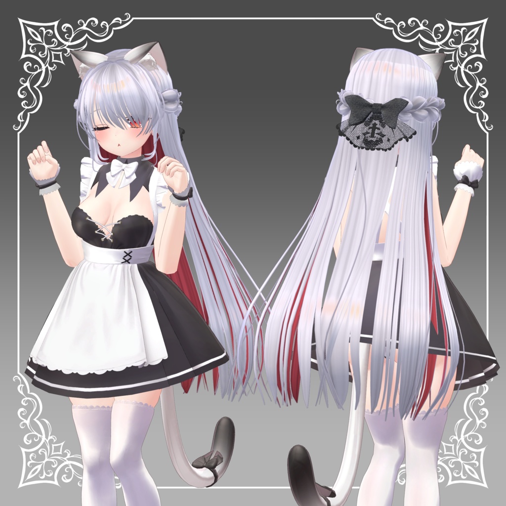 【8アバター対応】I See You Hair【VRChat想定】