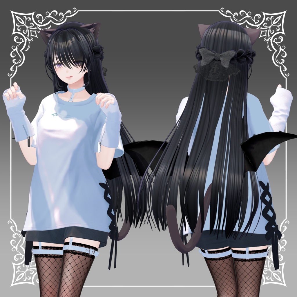 【8アバター対応】I See You Hair【VRChat想定】