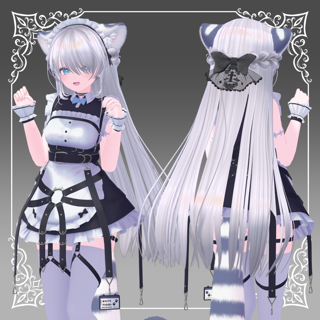 【8アバター対応】I See You Hair【VRChat想定】