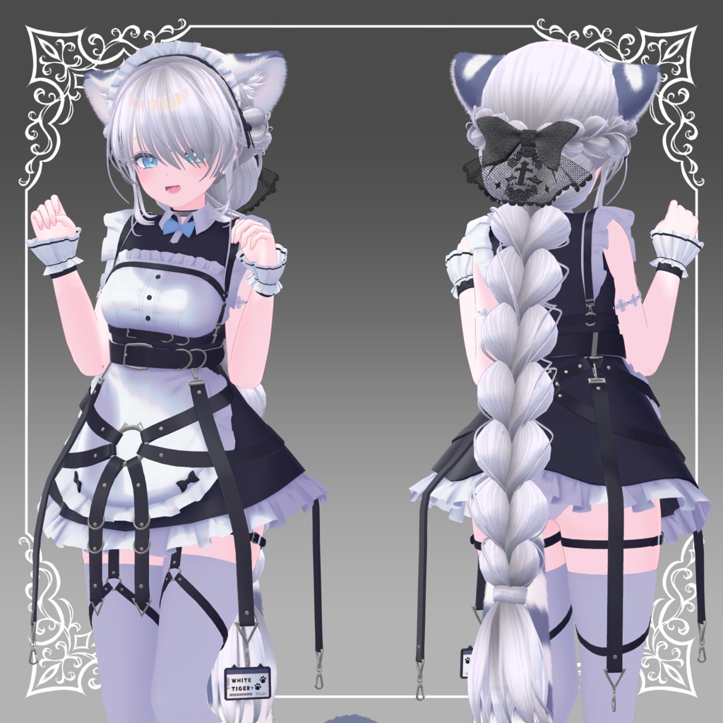 【8アバター対応】I See You Hair【VRChat想定】