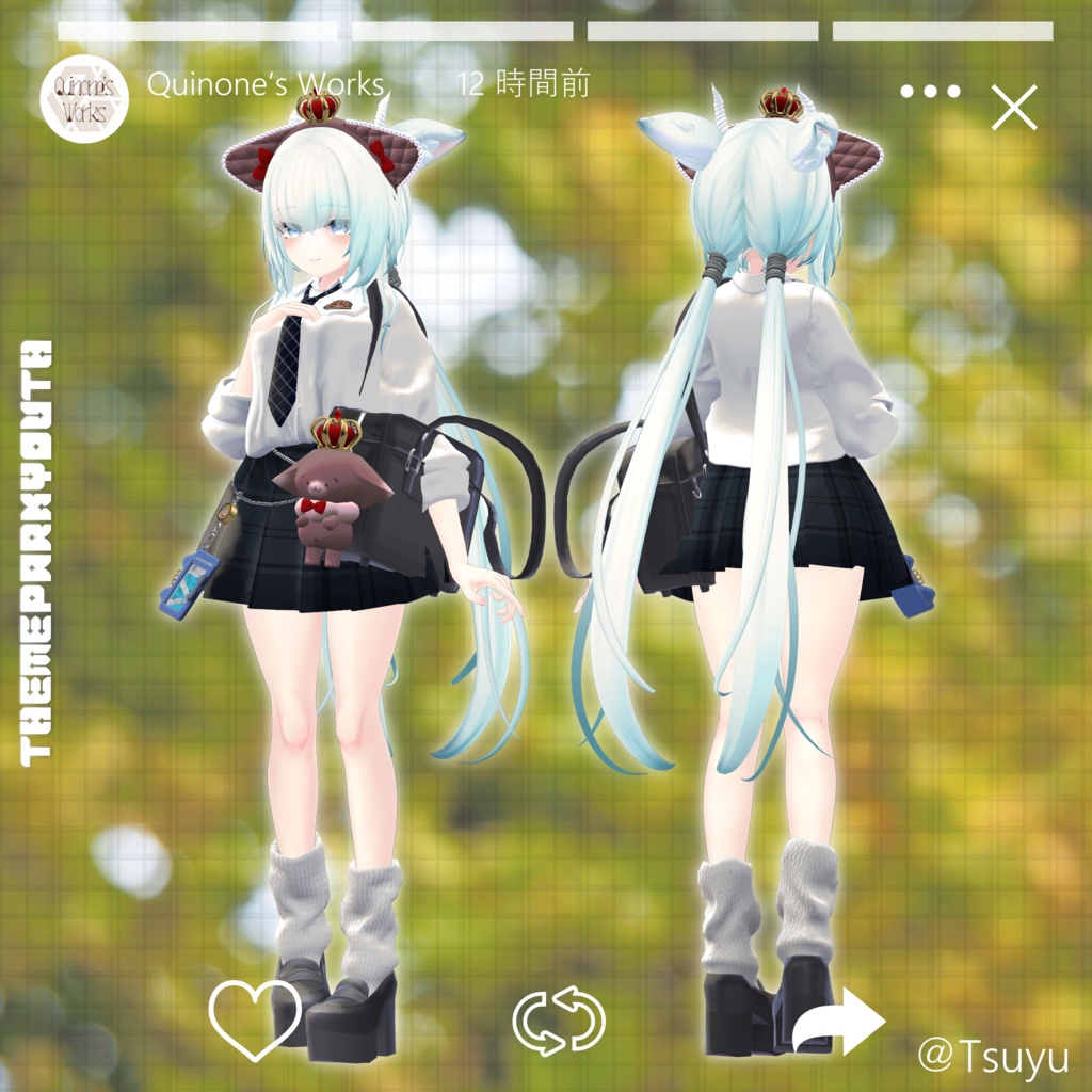 【VRC想定】ThemeParkYouth【8アバター対応】