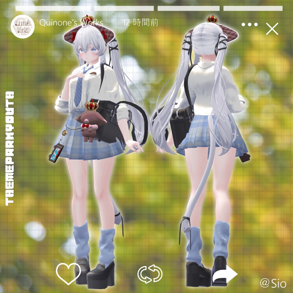 【VRC想定】ThemeParkYouth【8アバター対応】