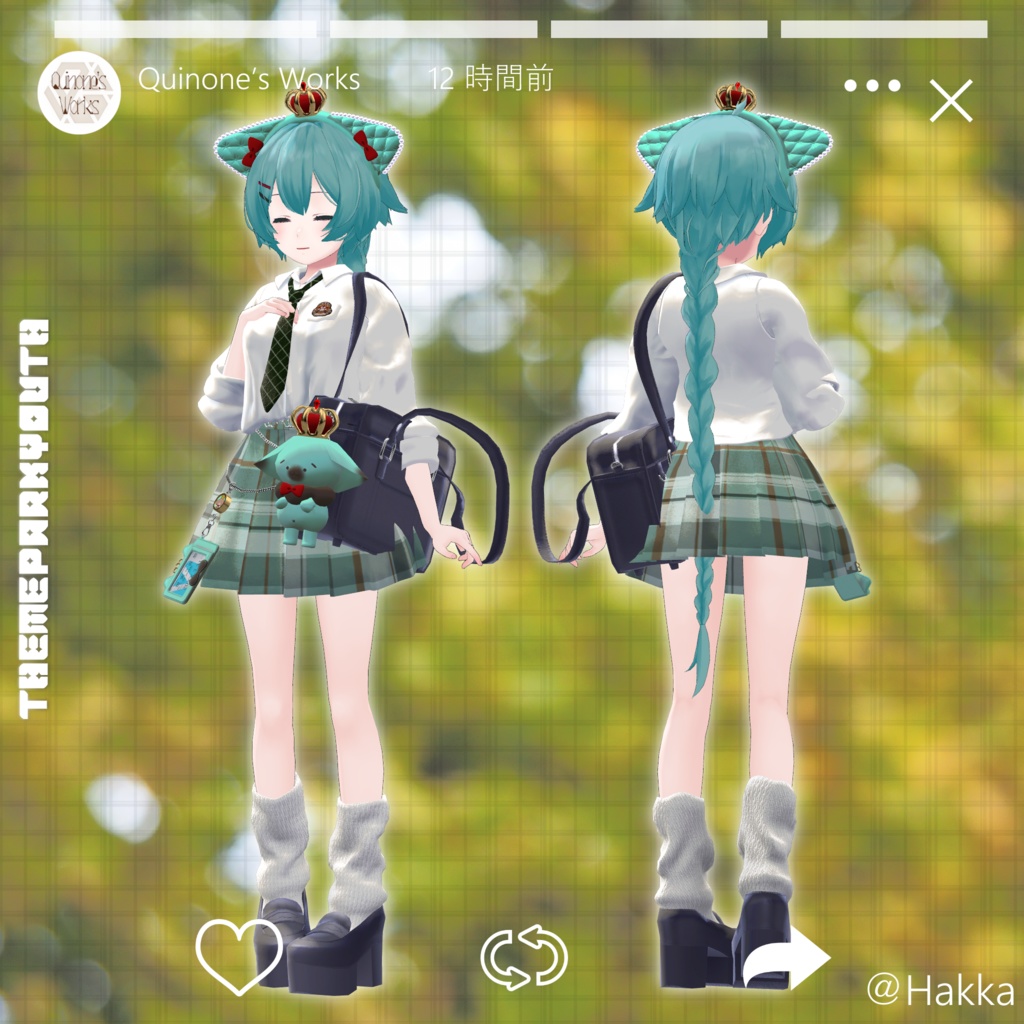 【VRC想定】ThemeParkYouth【8アバター対応】