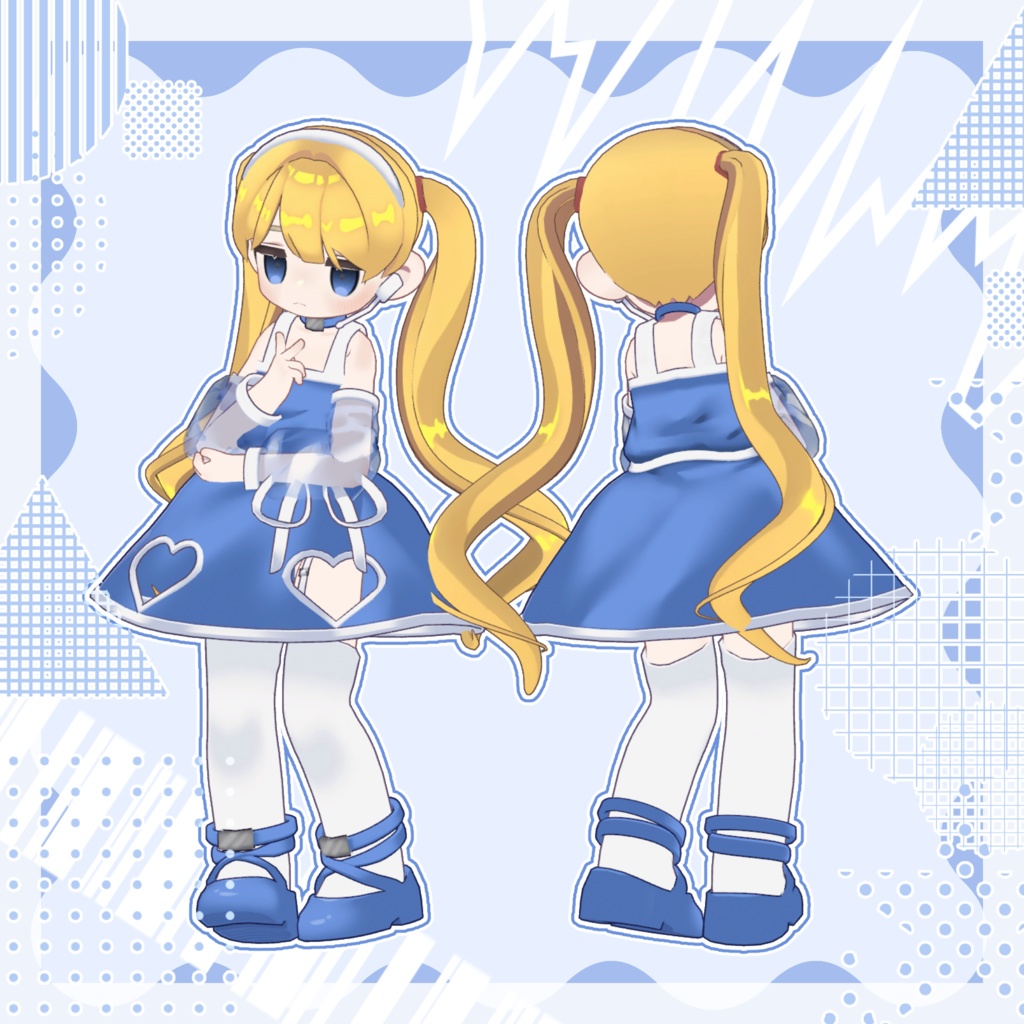 【無料/Free】RTAちゃんなりきりセット(キプフェル用)【ファンメイド】