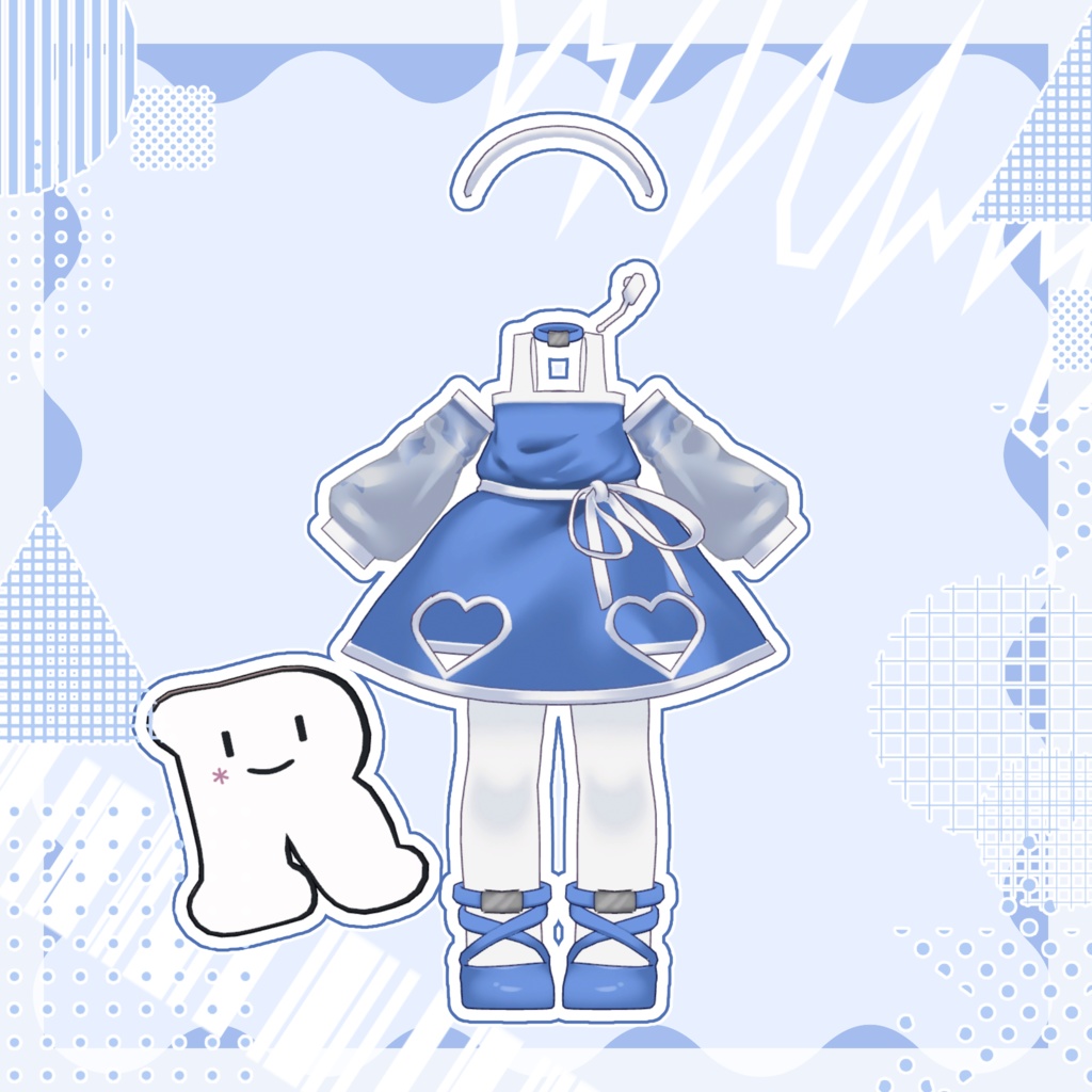 【無料/Free】RTAちゃんなりきりセット(キプフェル用)【ファンメイド】