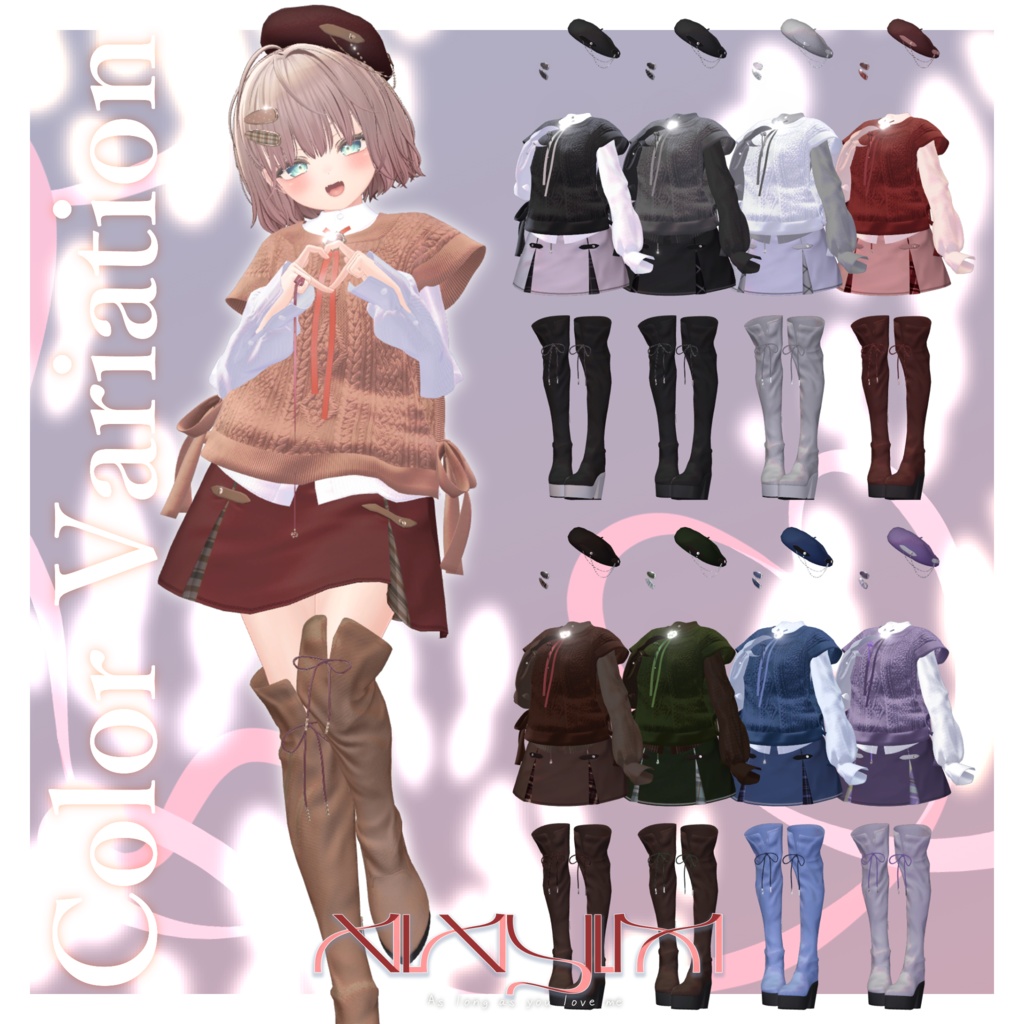 【VRC想定】ALAYLM -As long as you love me-【8アバター対応】