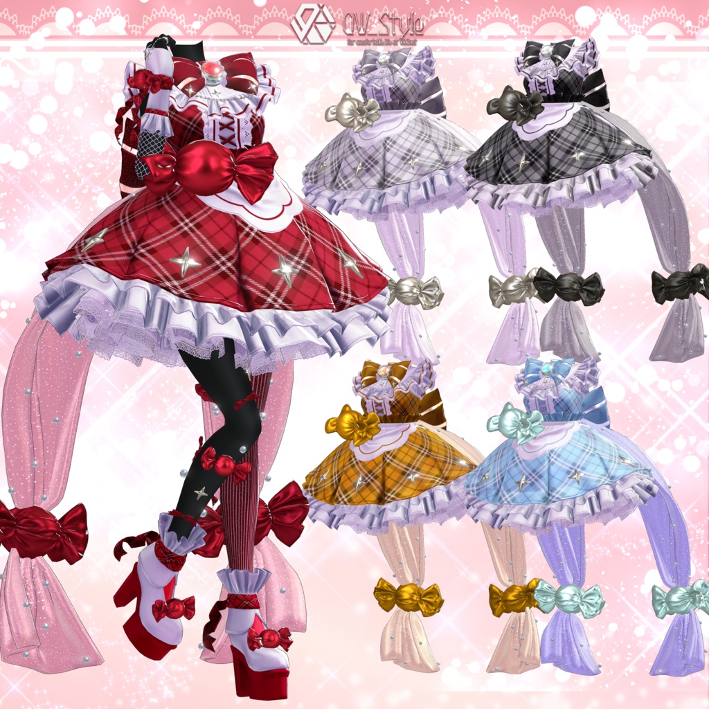 【🍬11アバター対応🍭】LOLLIP♡P☆MAGICA【VRC想定】