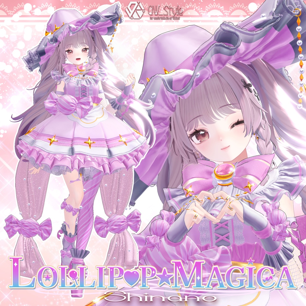 【🍬11アバター対応🍭】LOLLIP♡P☆MAGICA【VRC想定】