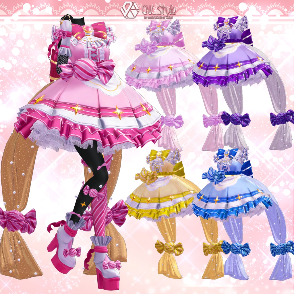 【🍬11アバター対応🍭】LOLLIP♡P☆MAGICA【VRC想定】